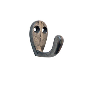 Mini Single Hook - Antique Metal