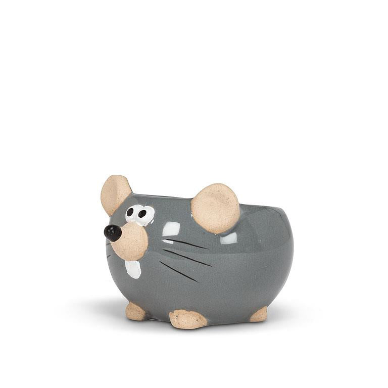 Mouse Planter Mini - Grey