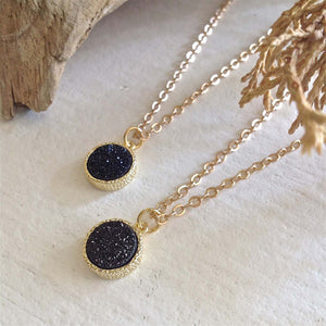 Tenerife Druzy Pendant Necklace