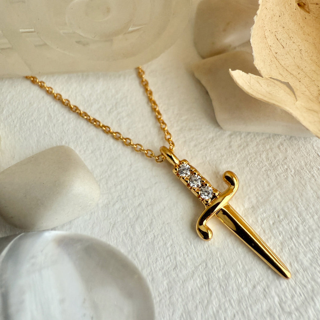 Bruté Dagger Charm Necklace