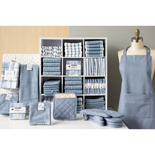 Load image into Gallery viewer, Basketweave Dishcloth, Set of 2  - Slate Blue

