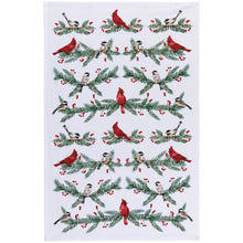 Load image into Gallery viewer, Bakers Floursack Dishtowel Set Of 3 - Birds And Boughs
