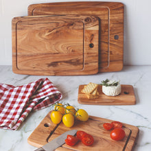 Load image into Gallery viewer, Acacia Wood Cutting Board - 15.5x11in
