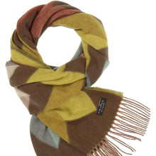 Load image into Gallery viewer, Graphic Design Cashmink Scarf - Dark Olive
