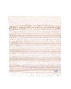 Ophelia Throw - Camel Stripe