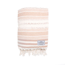 Load image into Gallery viewer, Ophelia Throw - Camel Stripe
