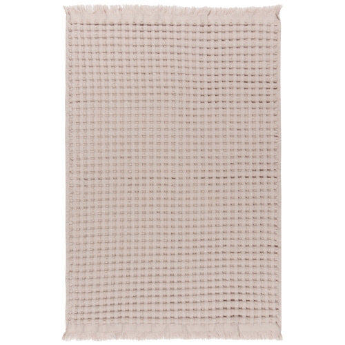 Organic Cotton Waffle Hand Towel - Stone