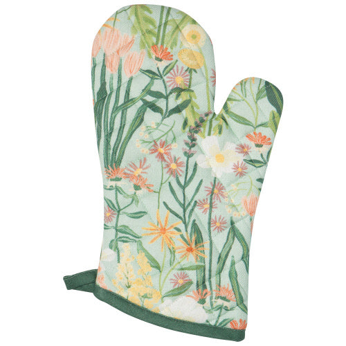 Oven Mitt - Bees & Blooms Spruce