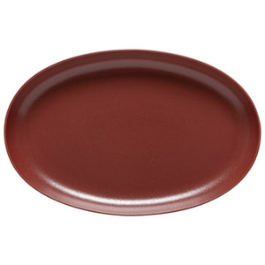 Pacifica Oval Platter 16" - Cayenne