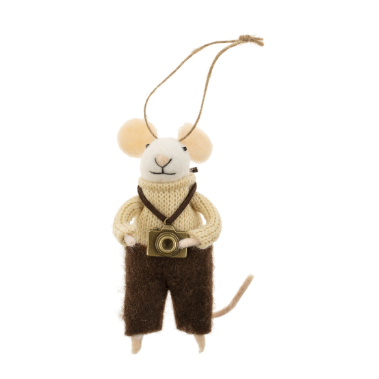 Photographer Philip Mouse Holiday Ornament