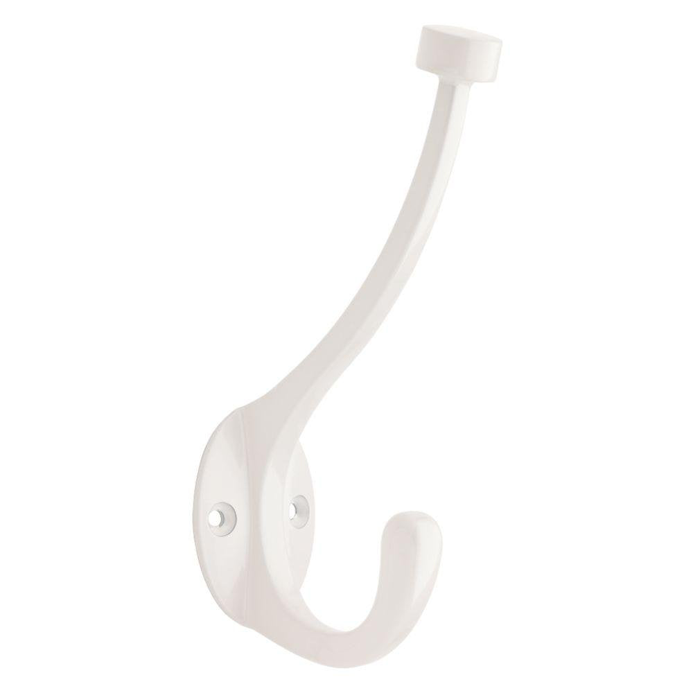 Pilltop Coat and Hat Hook White - 5-5/8