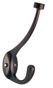 Pilltop Two Prong Coat Hook In Venetian Bronze