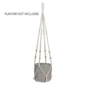 Plant Hanger with Beads - 34"