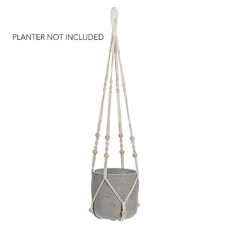 Plant Hanger with Beads - 34