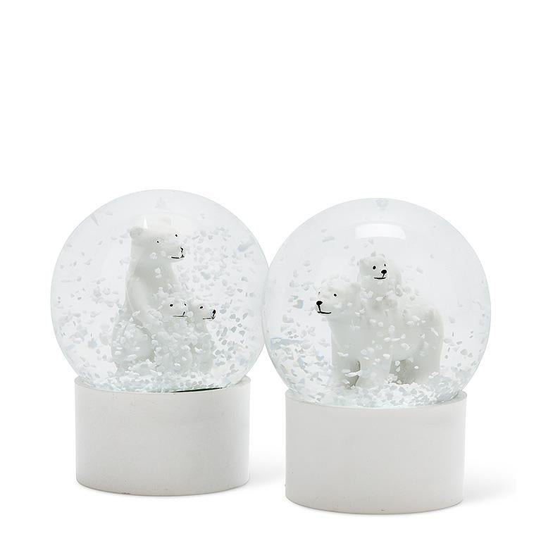 Polar Bear Snow Globe - Small