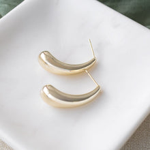 Load image into Gallery viewer, Power Curve Earrings - Gold
