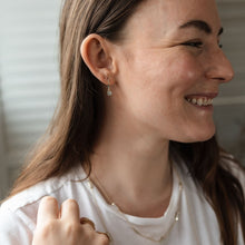 Load image into Gallery viewer, Prism Hoops, Gold - Clear
