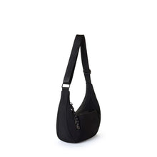 Load image into Gallery viewer, Rea Nylon Crossbody Moonbag - Black
