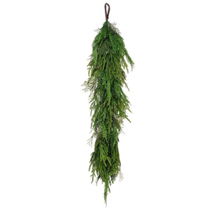 Real Touch Norfolk Garland, Green - 60"x16"