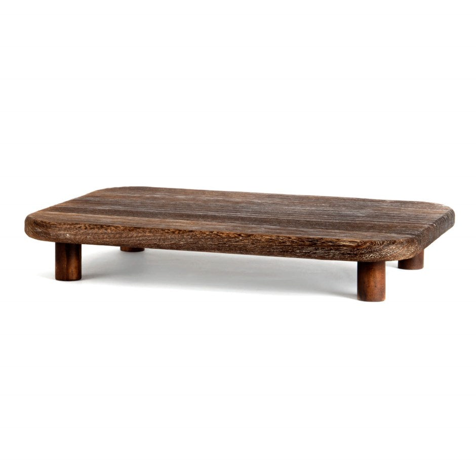 Rectangular Riser Low - Wood