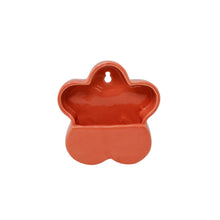 Load image into Gallery viewer, Red Flower Wall Planter
