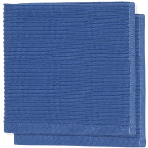 Ripple Dishcloths Set of 2 - Royal Blue