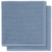Load image into Gallery viewer, Ripple Dishcloths Set of 2 - Slate Blue
