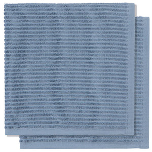 Ripple Dishcloths Set of 2 - Slate Blue