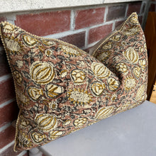 Load image into Gallery viewer, Rowan Block Print Pillow - 16x24
