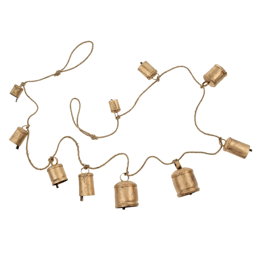 Rustic Bell Garland - Small