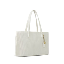 Load image into Gallery viewer, Sadie Tote - Coconut Cream Pleated
