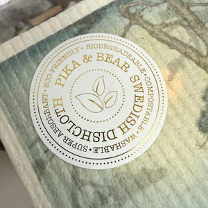 Swedish Dish Cloth - Moon Shadow Moonlight & Trees
