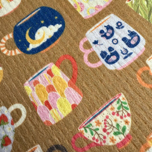 Swedish Dish Cloth - Mugshot Teacups & Mugs