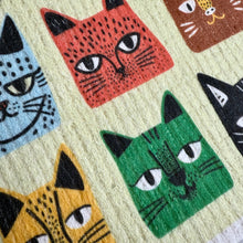 Load image into Gallery viewer, Swedish Dish Cloth - Tough Guys Cat
