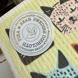 Swedish Dish Cloth - Tough Guys Cat