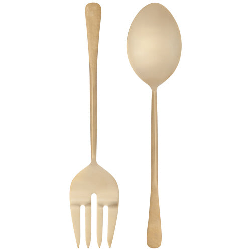 Salad Server Set - Gold