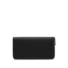 Load image into Gallery viewer, Sandy Wallet - Black Pleated
