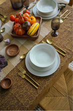 Load image into Gallery viewer, Gingham Table Runner, Sienna - 72"

