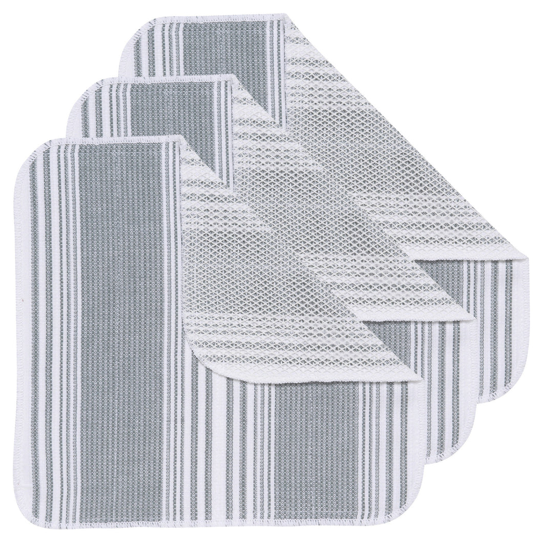 Scrub-It Dish Cloths Set of 3 - London Grey
