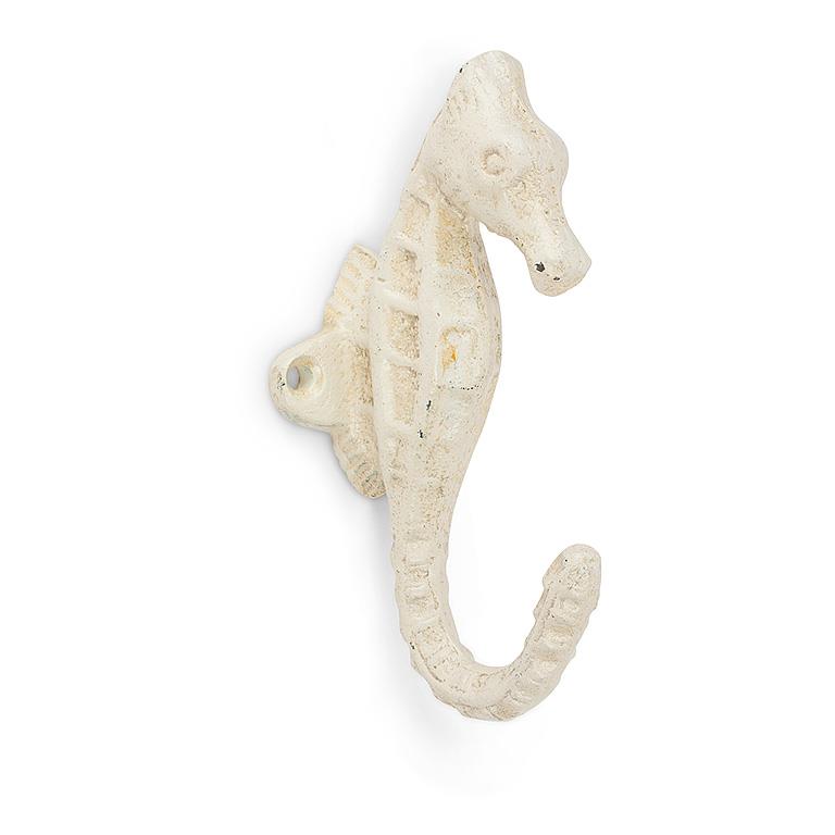 Seahorse Hook - White