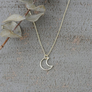 Silhouette Moon Necklace