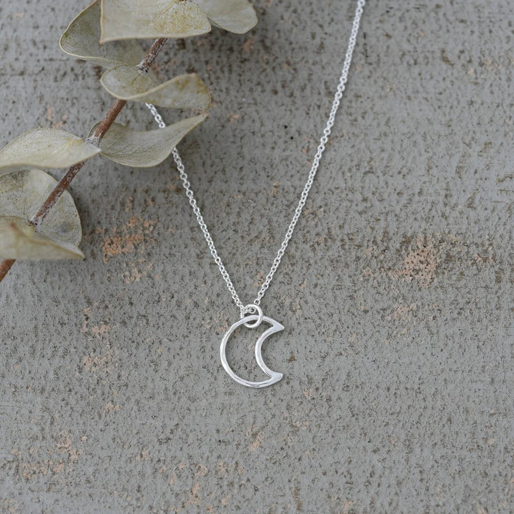 Silhouette Moon Necklace