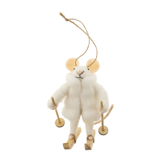 Slalom Smith Mouse Holiday Ornament