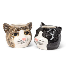 Load image into Gallery viewer, Small Cat Head Planter
