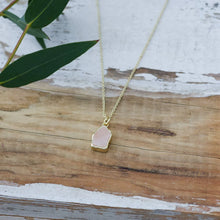 Load image into Gallery viewer, Stone Fleck Necklace - Rose Quartz
