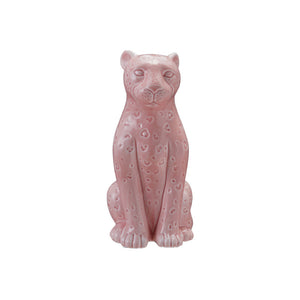 Stoneware Leopard Table Light