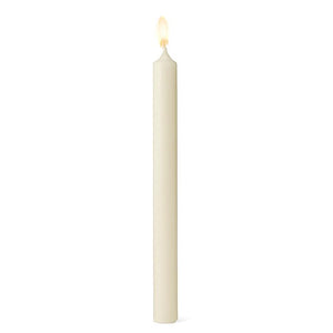 Straight Taper Candles, Ivory - 4 Pieces