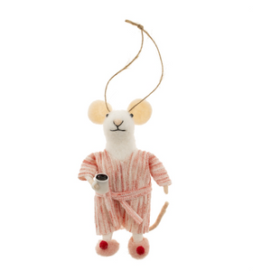 Sunday Sloane Mouse Holiday Ornament