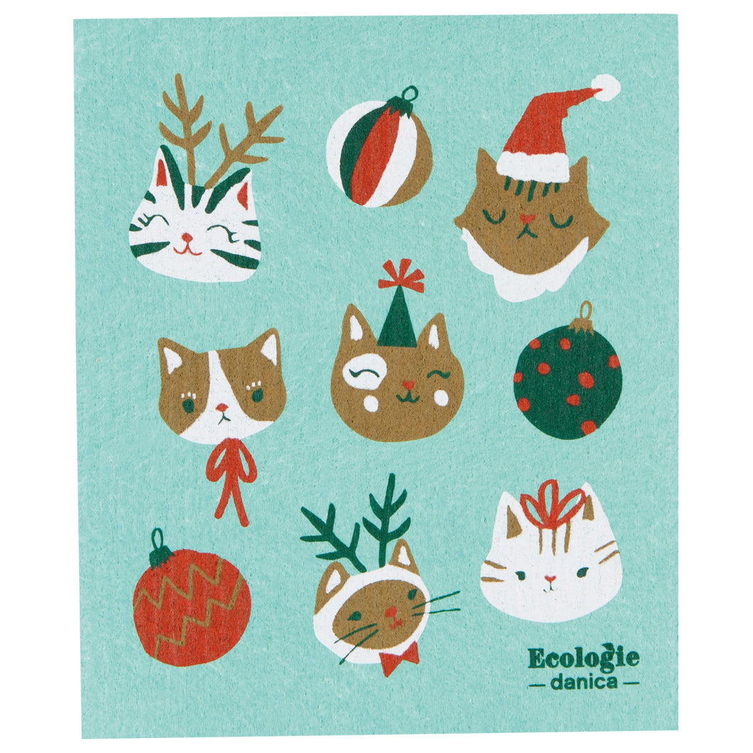 Swedish Dish Cloth - Let It Meow