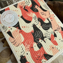 Load image into Gallery viewer, Swedish Dish Cloth - What the Cluck? Chicken
